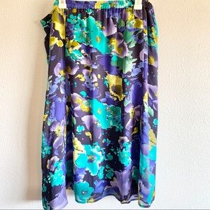 Drapers & Damons Women’s Plus Size Blue Skirt 2X